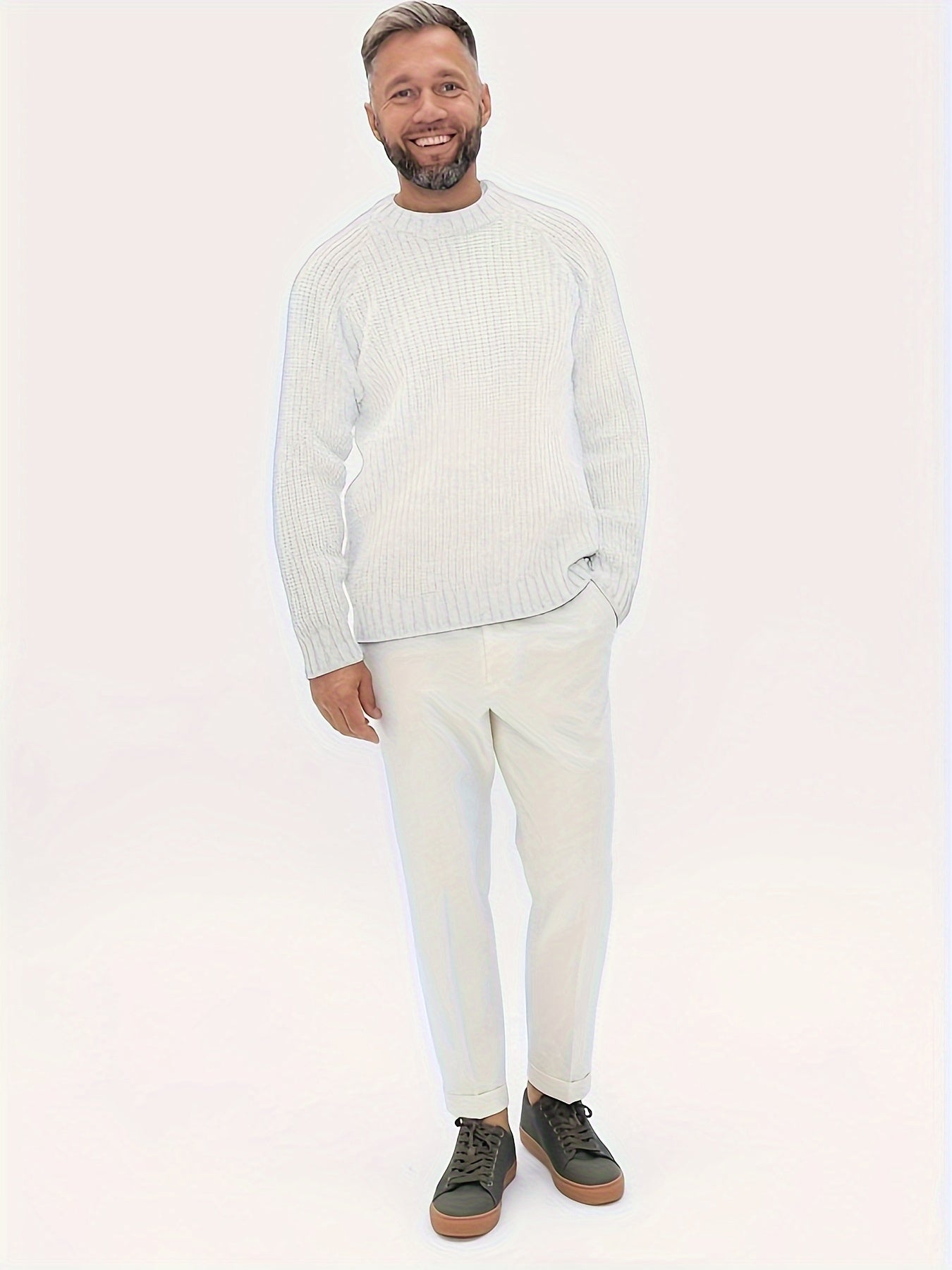Cozy Winter Knit Sweater for Men