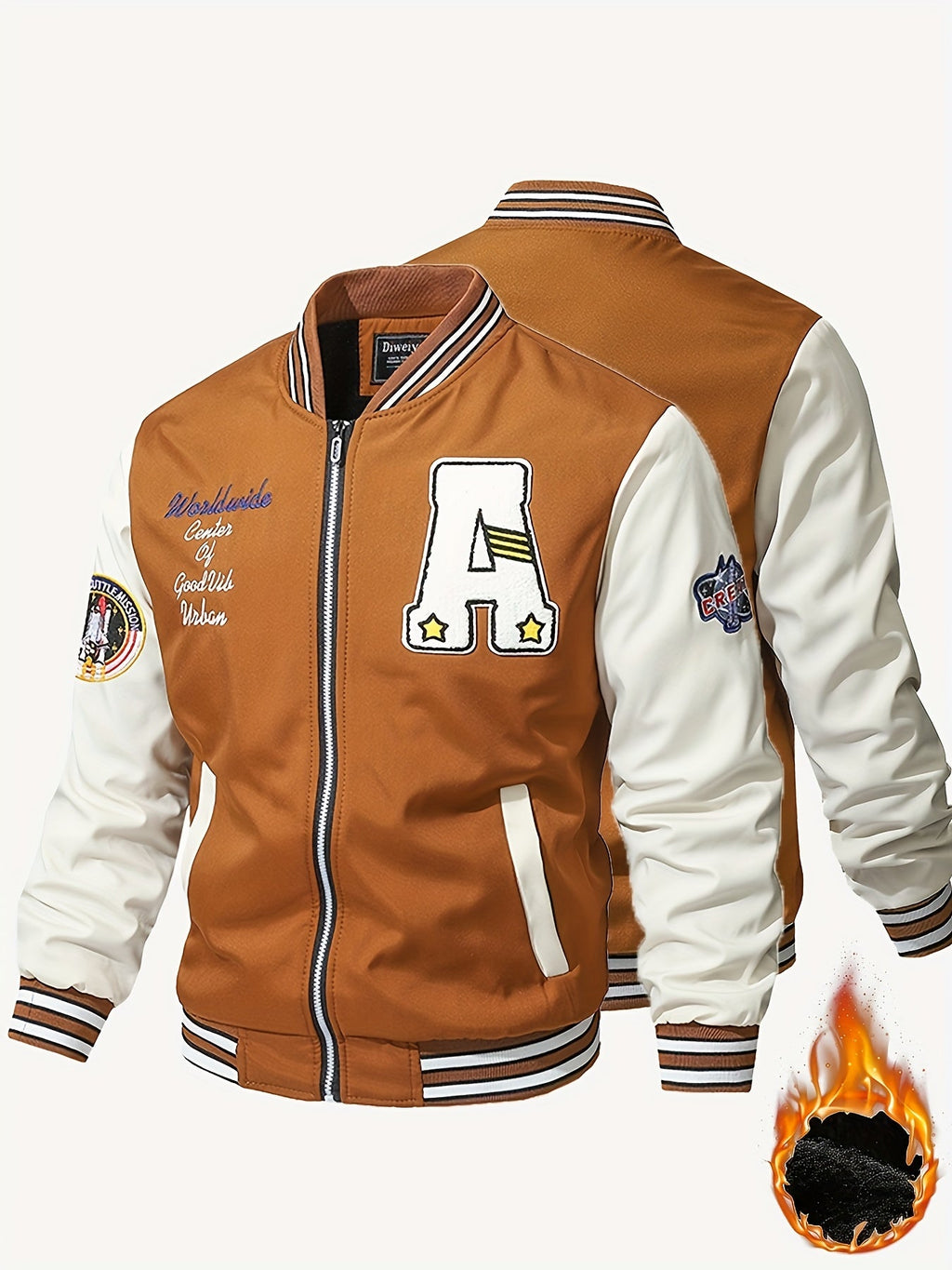 Casual Varsity Jacket for Men