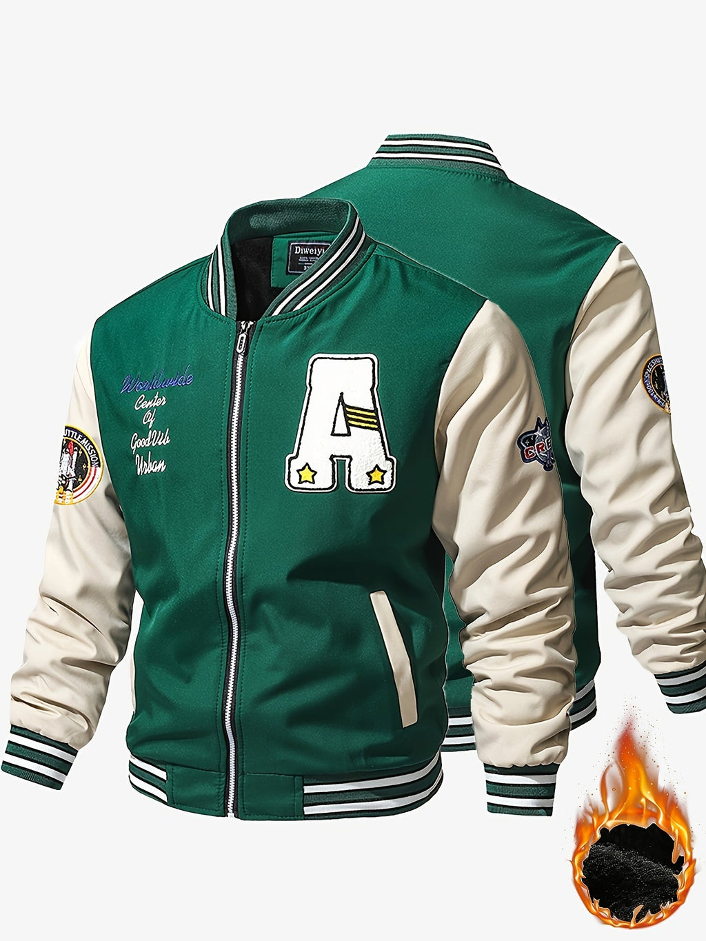 Casual Varsity Jacket for Men
