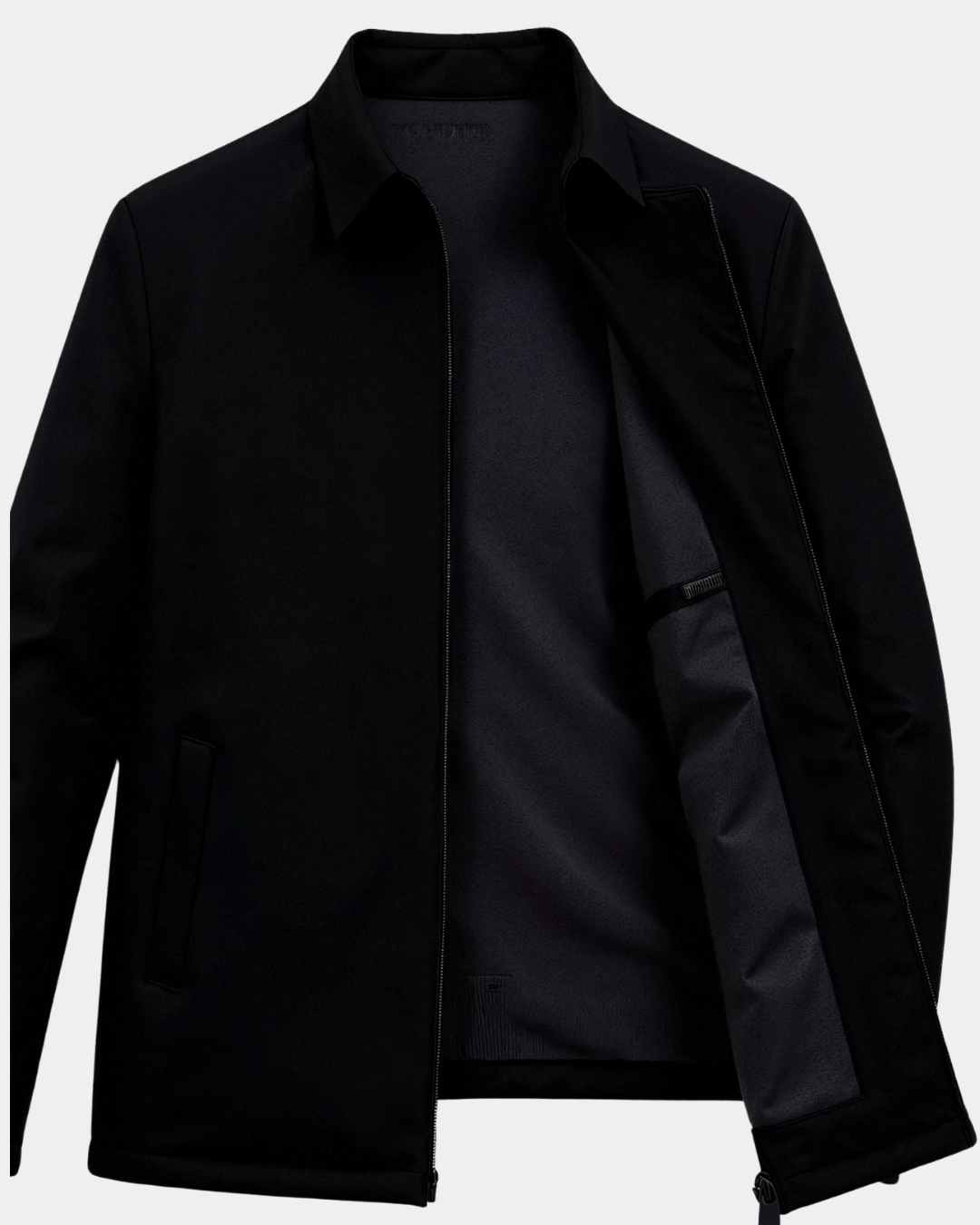 Slim Fit Polyester Lapel Jacket