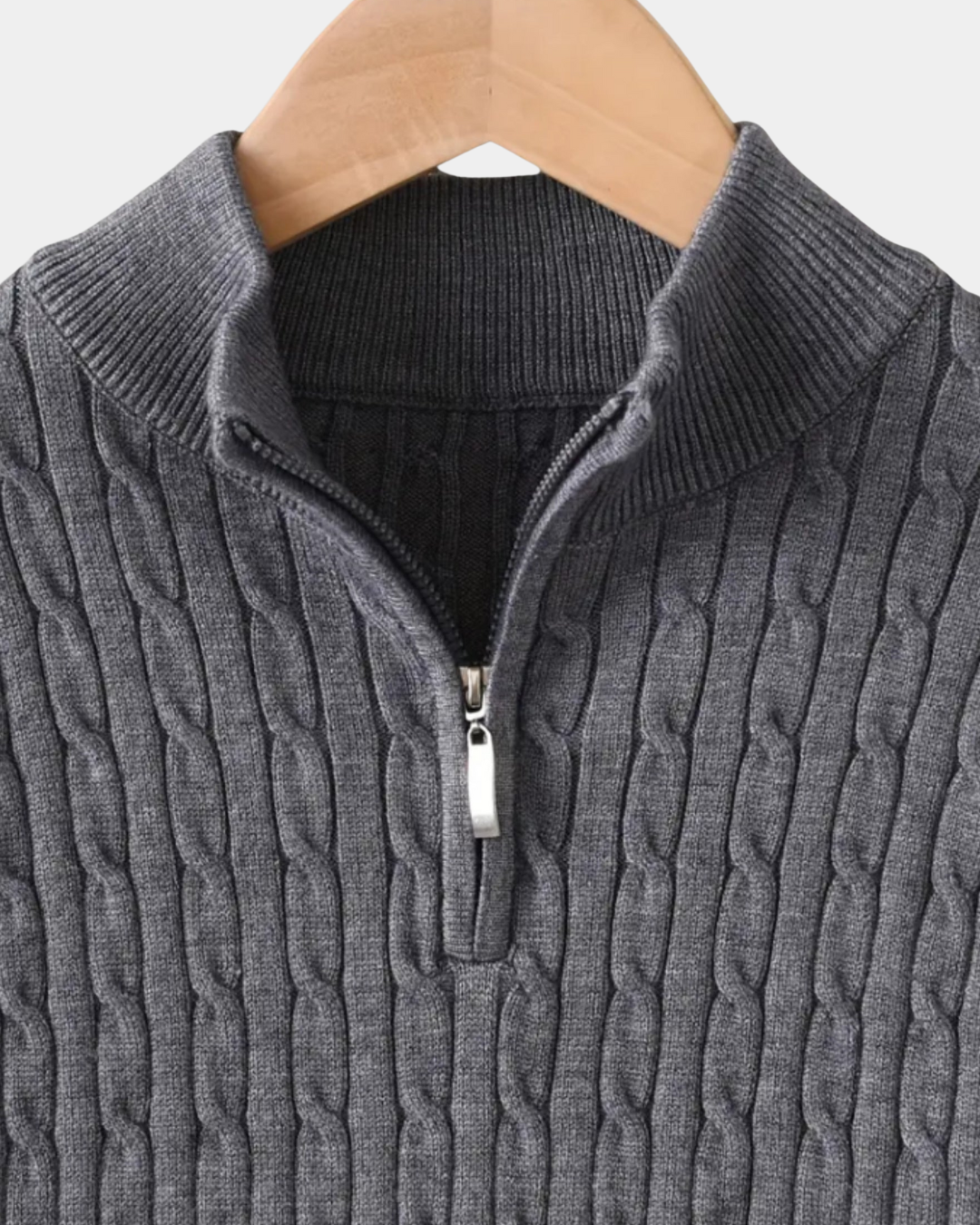The Classic Old Money Quarter Zip Knit