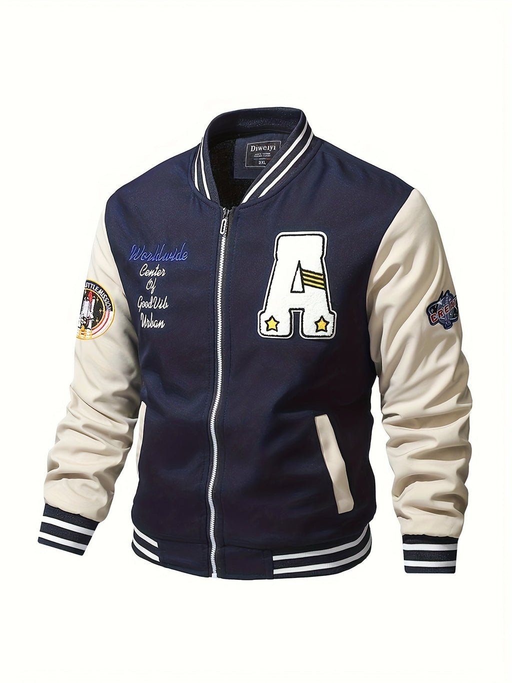 Casual Varsity Jacket for Men