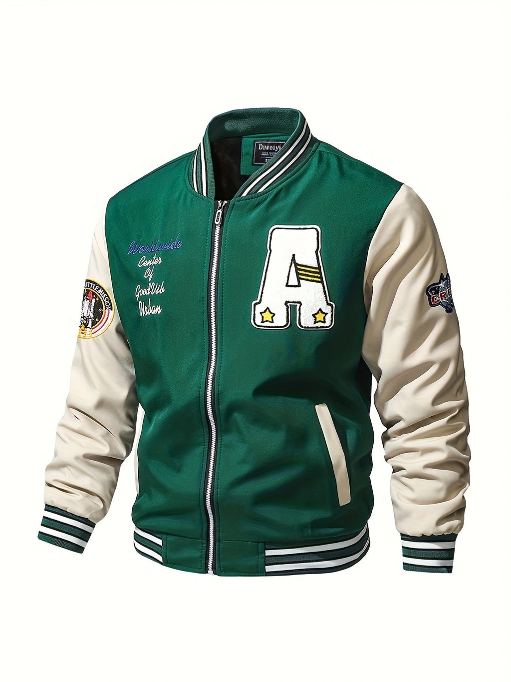 Casual Varsity Jacket for Men