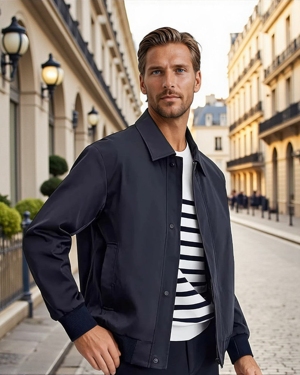 Classic Heritage Polyester Bomber Jacket