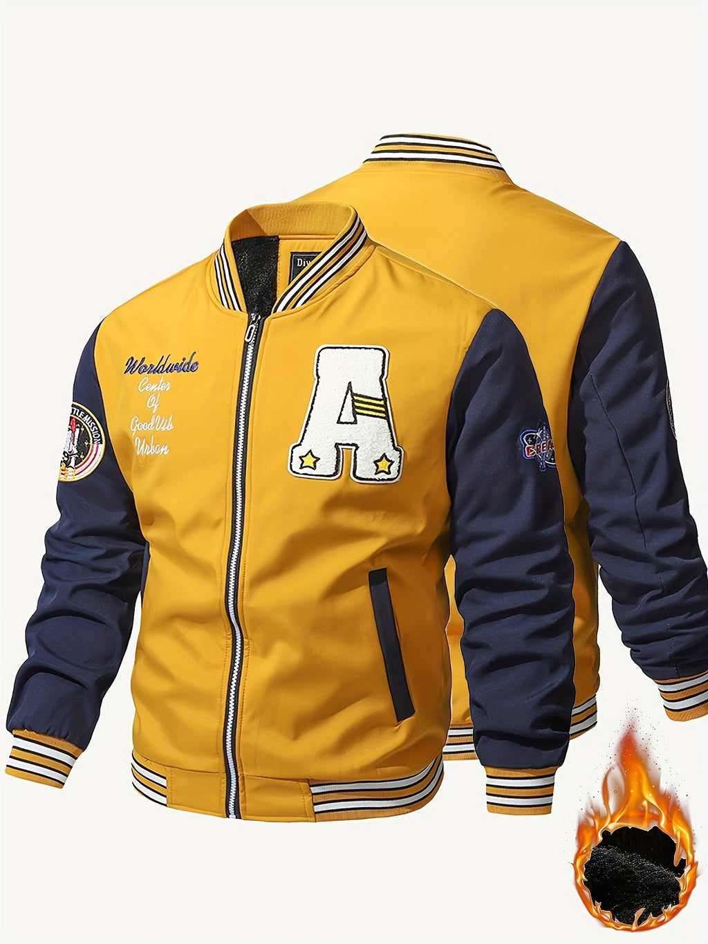 Casual Varsity Jacket for Men