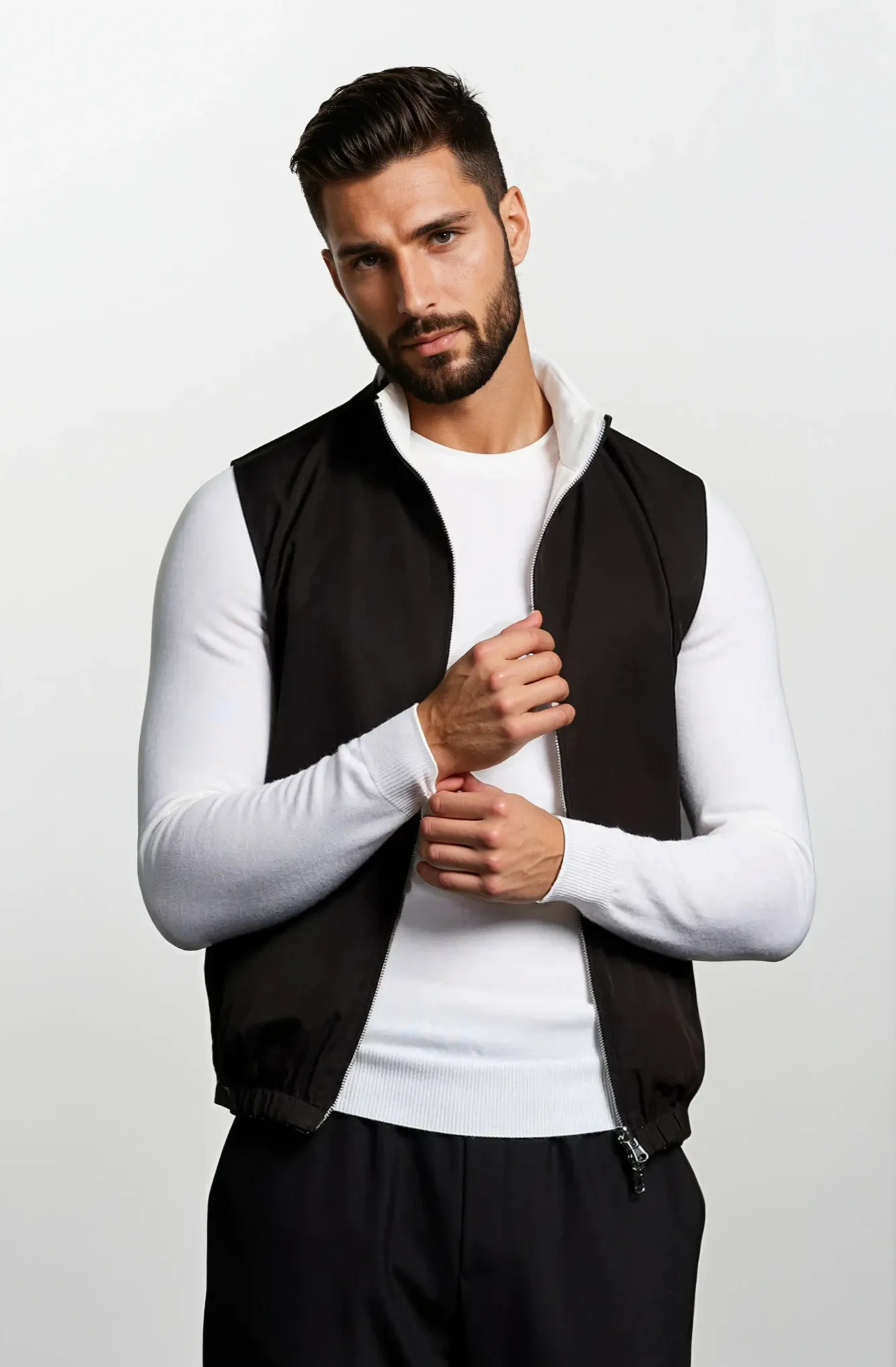 Zip-Up Sleeveless Bodywarmer