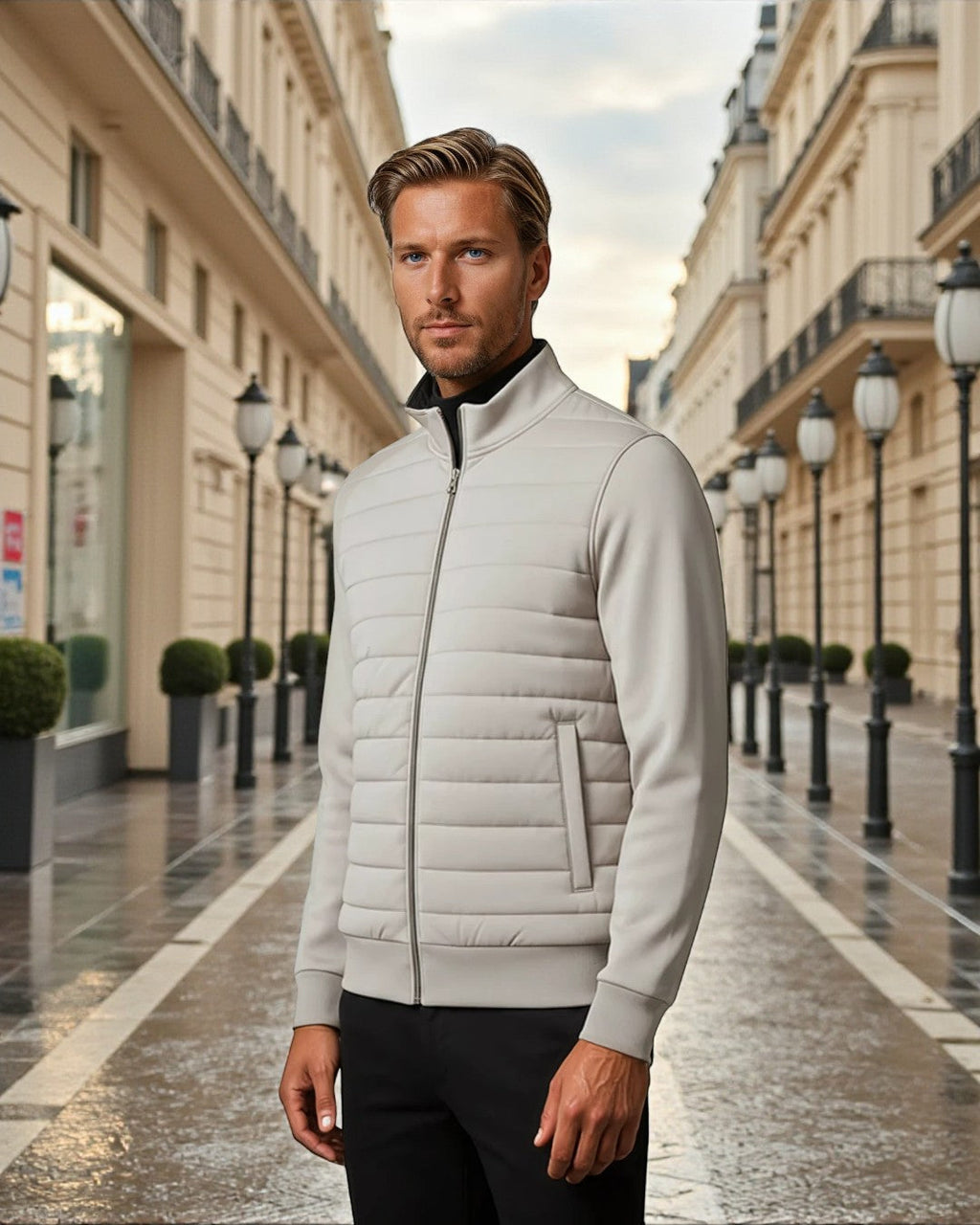 Insulated Cotton Polyester Winter Jacket