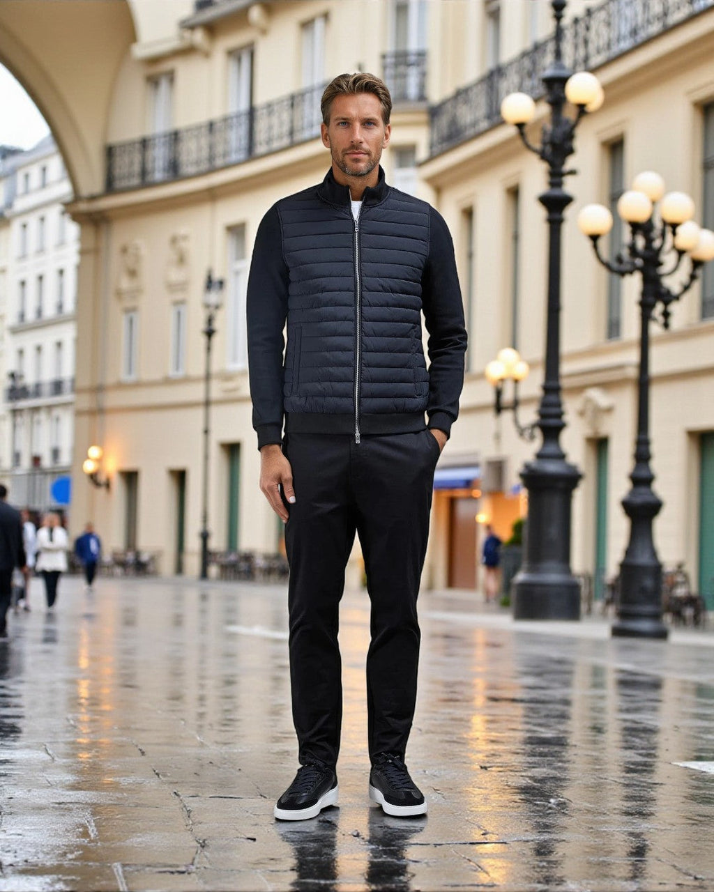 Insulated Cotton Polyester Winter Jacket