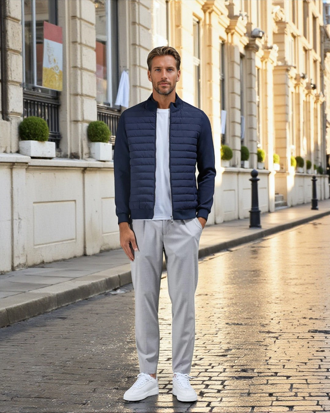 Insulated Cotton Polyester Winter Jacket