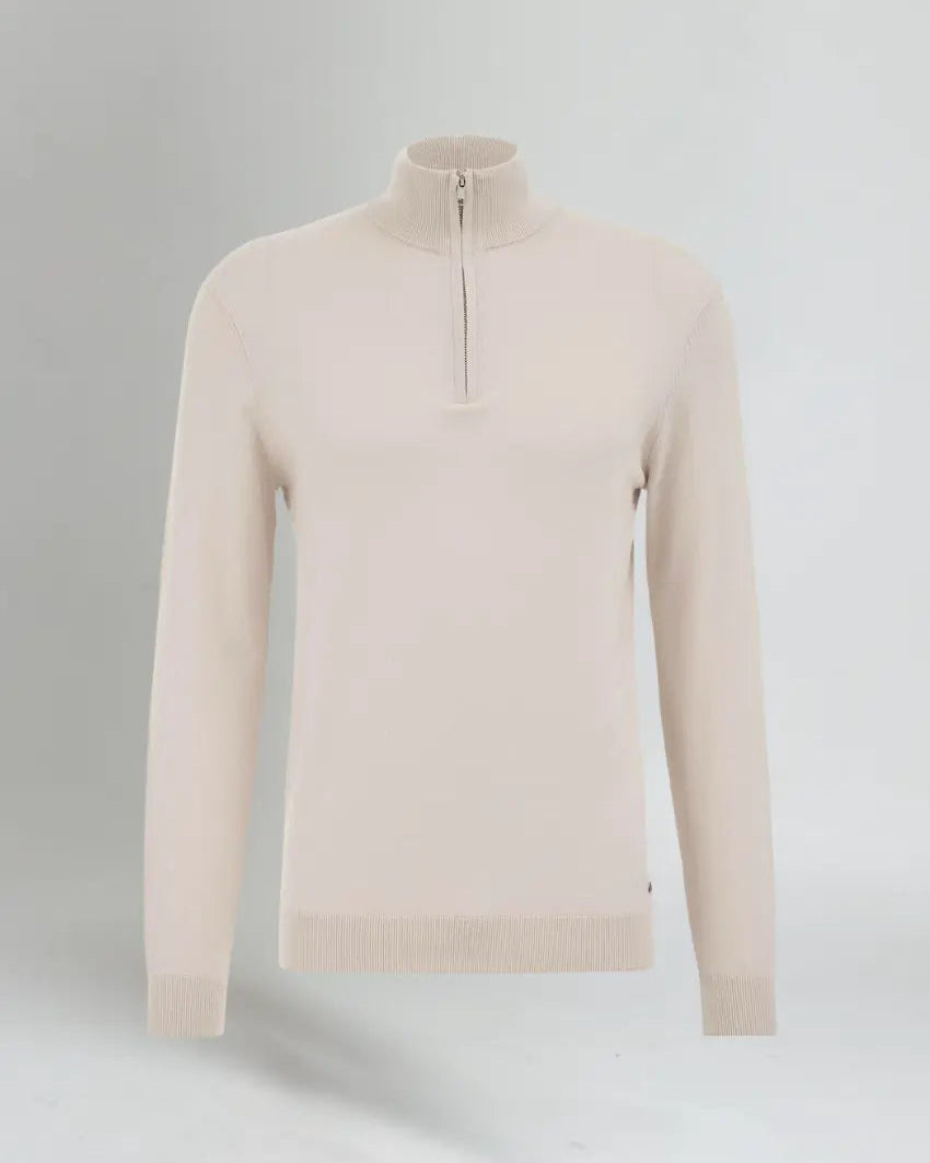 Classic Knit Half-Zip Sweater