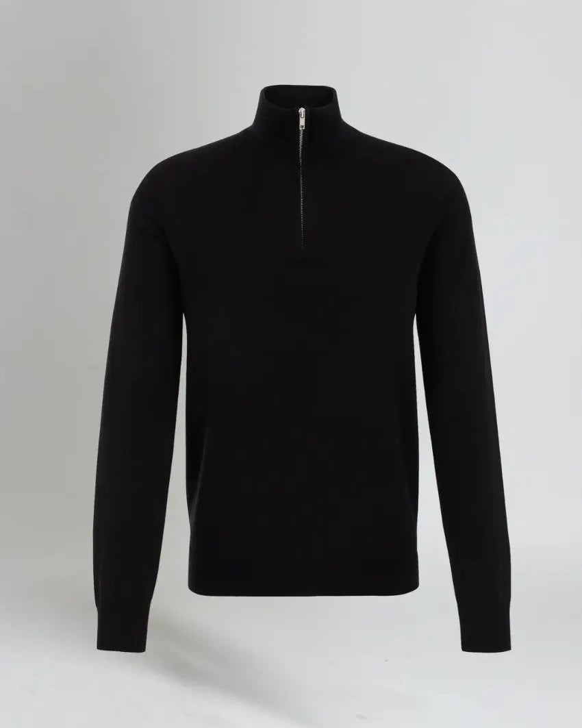 Classic Knit Half-Zip Sweater