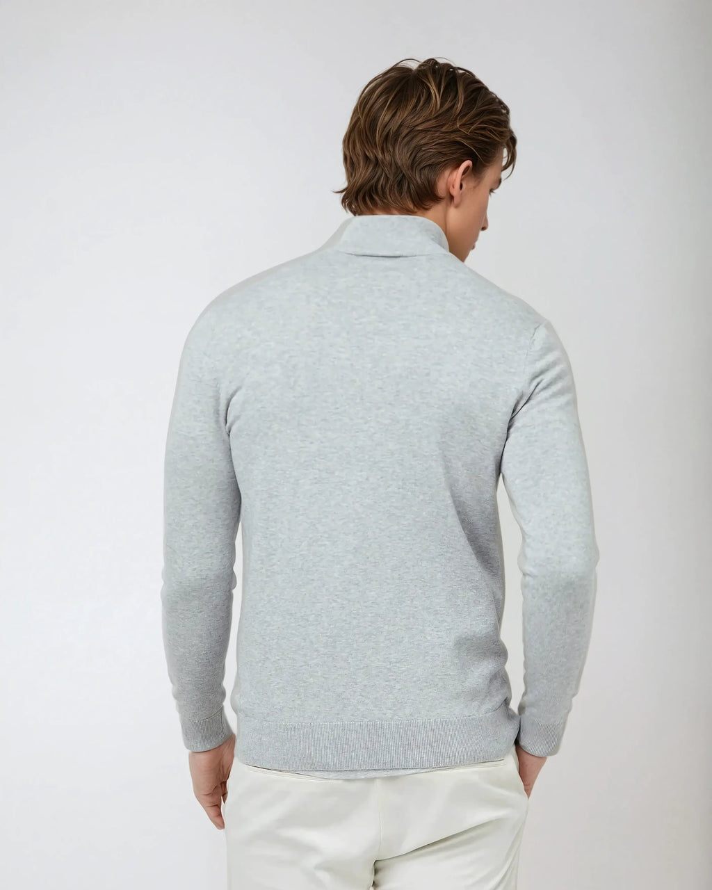 Classic Knit Half-Zip Sweater