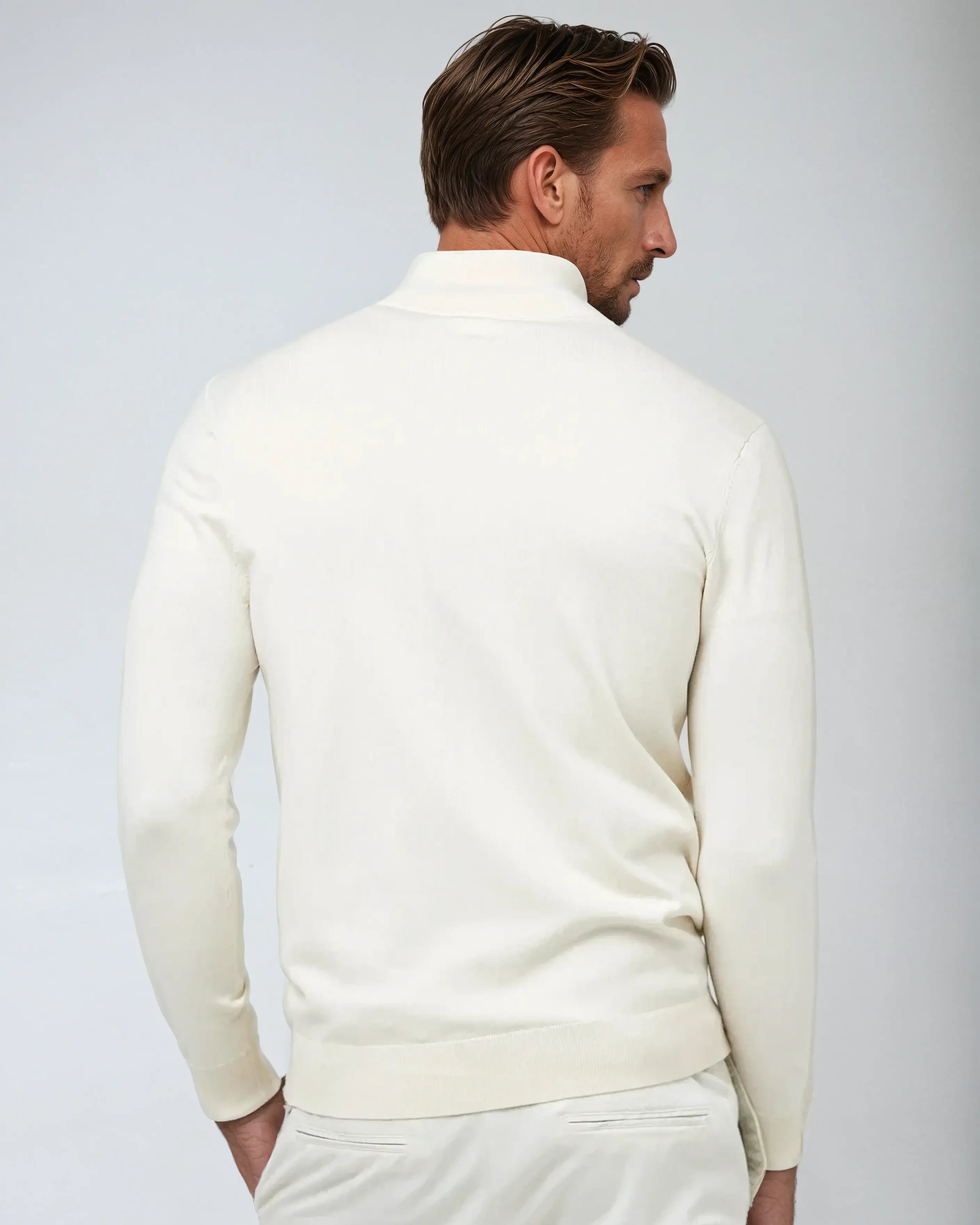 Classic Knit Half-Zip Sweater