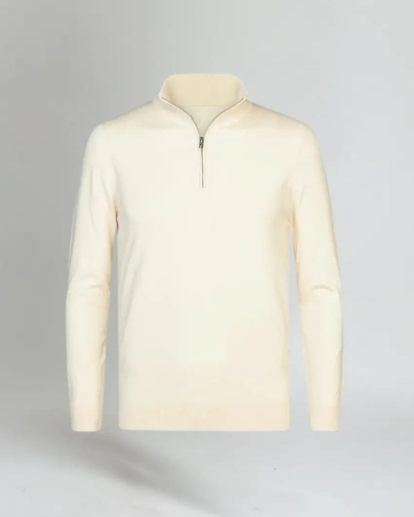 Classic Knit Half-Zip Sweater
