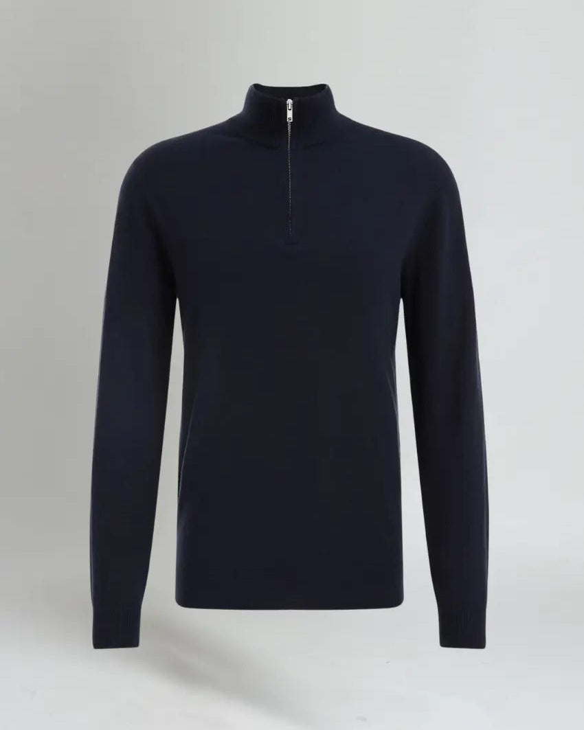 Classic Knit Half-Zip Sweater
