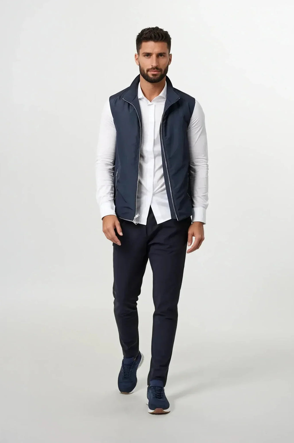 Sleeveless Zip-Up Bodywarmer