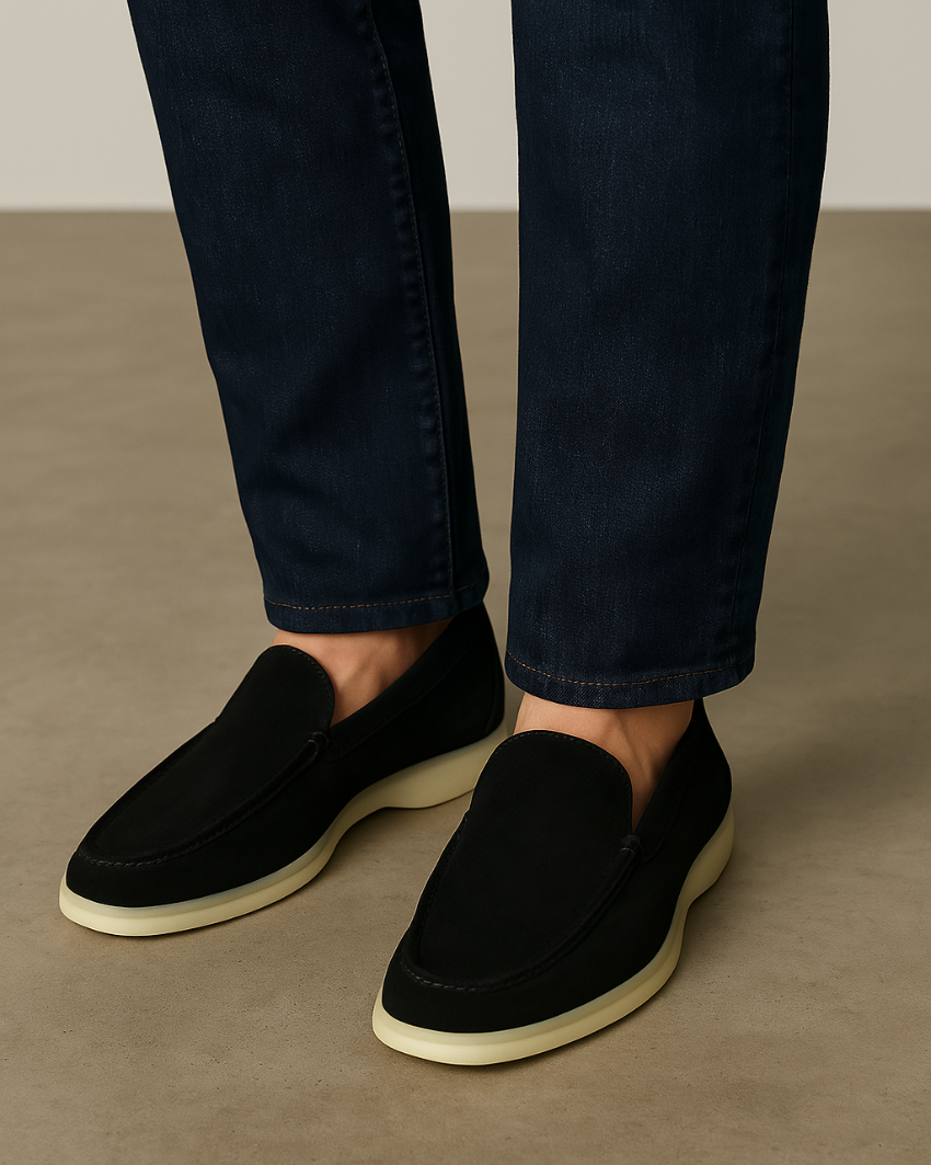 Suede Loafers