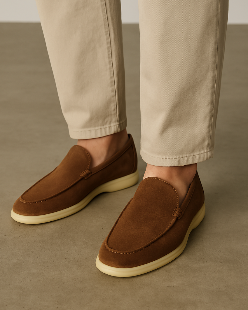 Suede Loafers