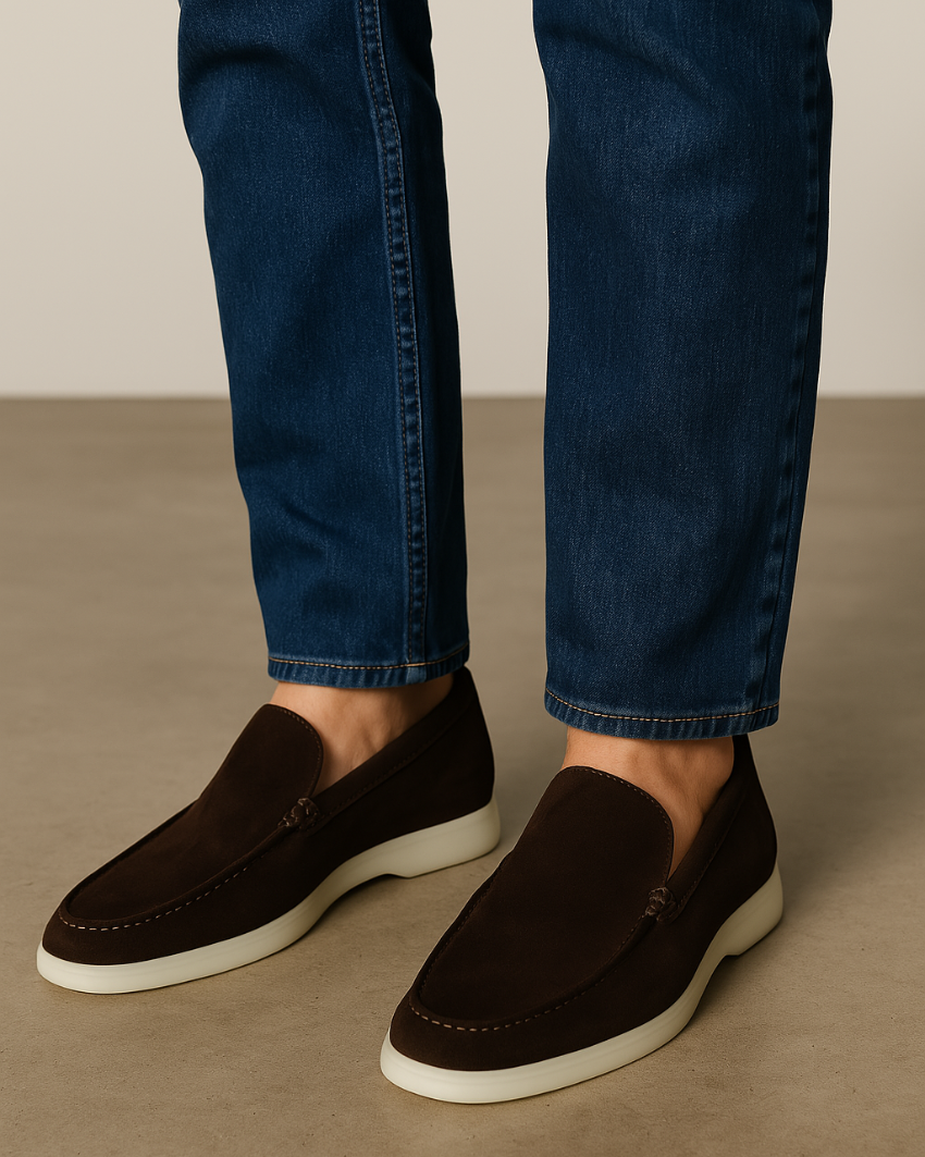 Suede Loafers