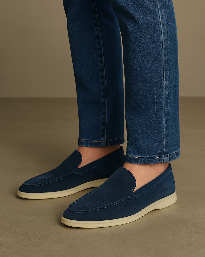 Suede Loafers