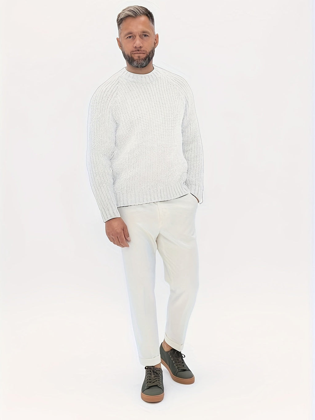 Cozy Winter Knit Sweater for Men